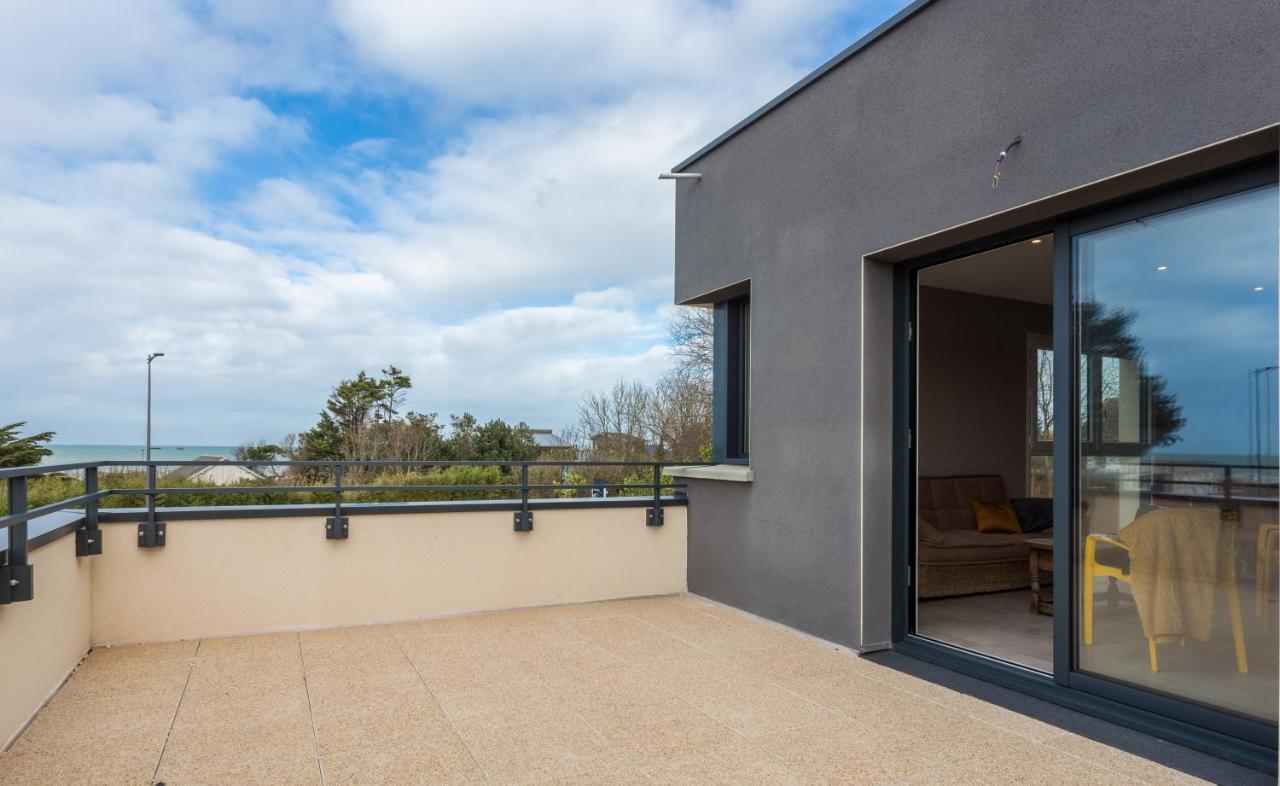 Tribord, Appt Avec Terrasse Et Vue Mer, Parking Saint-Come-de-Fresne ภายนอก รูปภาพ