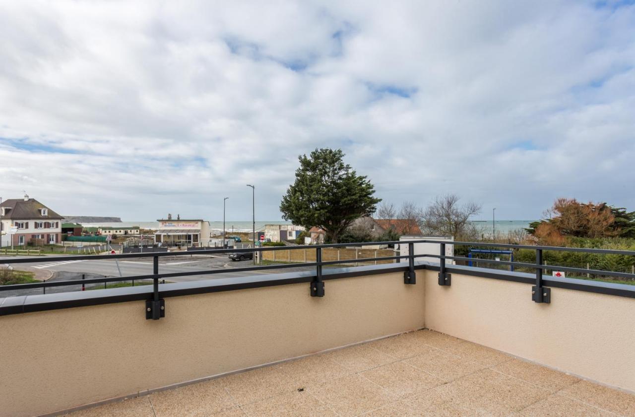 Tribord, Appt Avec Terrasse Et Vue Mer, Parking Saint-Come-de-Fresne ภายนอก รูปภาพ