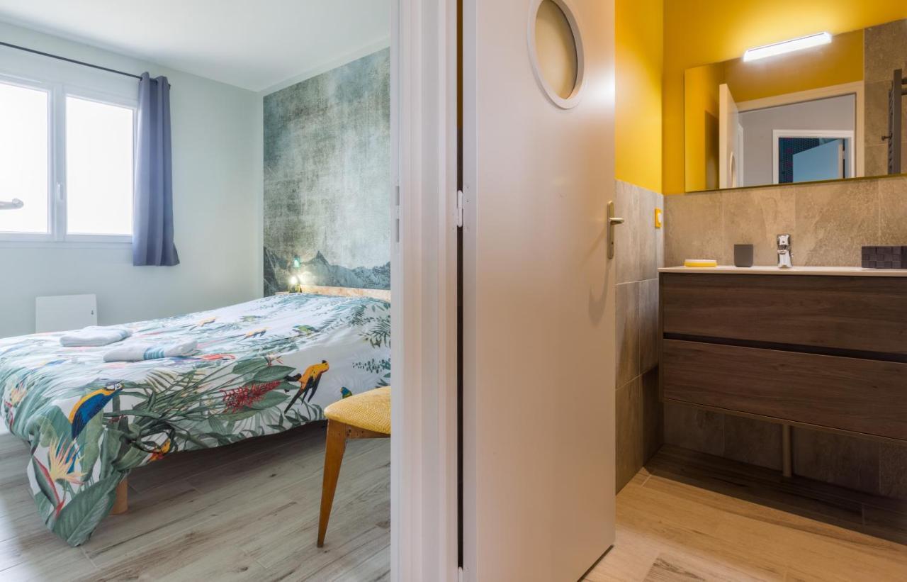 Tribord, Appt Avec Terrasse Et Vue Mer, Parking Saint-Come-de-Fresne ภายนอก รูปภาพ